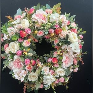 Floral Wreath Spring Handmade